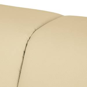 Ecksofa Bollon Kunstleder Warmes Beige - Ottomane davorstehend links - Keine Funktion