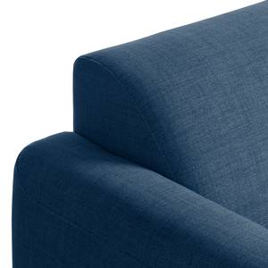 Ecksofa Bora II Webstoff Webstoff Anda II: Blau - Ottomane davorstehend rechts