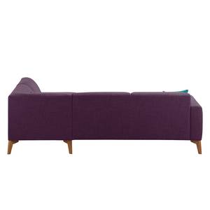 Ecksofa Bora II Webstoff Webstoff Anda II: Violett - Ottomane davorstehend rechts