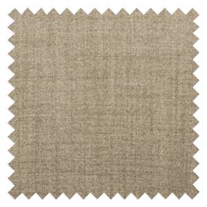 Canapé d'angle Bora II Tissu Tissu Milan : Beige - Méridienne longue à gauche (vue de face)