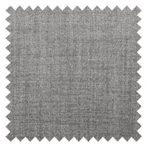 Canapé d'angle Bora II Tissu Tissu Milan : Gris clair - Méridienne longue à droite (vue de face)