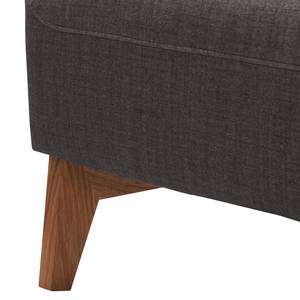 Ecksofa Bora II Webstoff Webstoff Anda II: Anthrazit - Longchair davorstehend links