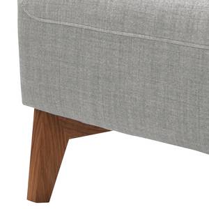 Ecksofa Bora II Webstoff Webstoff Anda II: Silber - Longchair davorstehend links