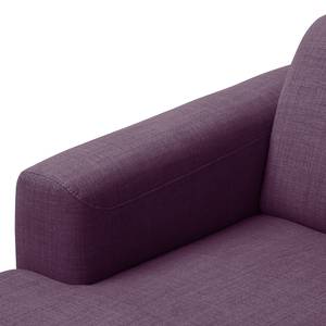 Ecksofa Bora II Webstoff Webstoff Anda II: Violett - Longchair davorstehend links