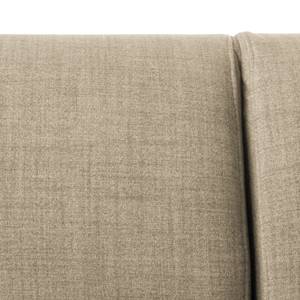 Hoekbank Bora II geweven stof Geweven stof Milan: Beige - Longchair vooraanzicht links