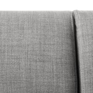 Canapé d'angle Bora II Tissu Tissu Milan : Gris clair - Méridienne courte à gauche (vue de face)