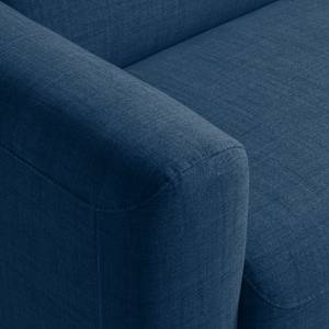 Ecksofa Bora II Webstoff Webstoff Anda II: Blau - Longchair davorstehend rechts