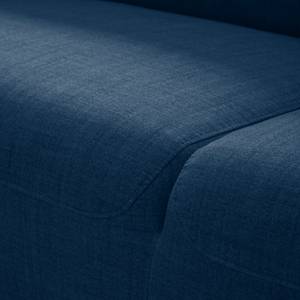 Ecksofa Bora II Webstoff Webstoff Anda II: Blau - Longchair davorstehend links