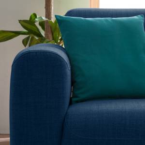 Ecksofa Bora II Webstoff Webstoff Anda II: Blau - Longchair davorstehend links