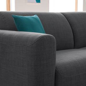 Ecksofa Bora II Webstoff Webstoff Anda II: Grau - Longchair davorstehend links