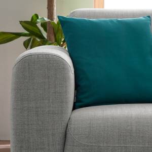 Ecksofa Bora II Webstoff Webstoff Anda II: Silber - Longchair davorstehend links