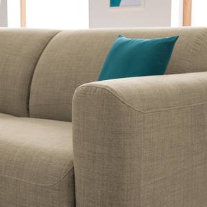 Ecksofa Bora II Webstoff Webstoff Milan: Beige - Longchair davorstehend links