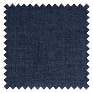 Canapé d'angle Bora II Tissu Tissu Milan : Bleu foncé - Méridienne courte à gauche (vue de face)