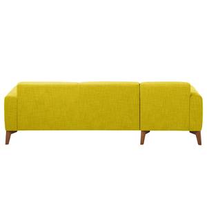 Ecksofa Bora II Webstoff Webstoff Milan: Gelb - Longchair davorstehend links