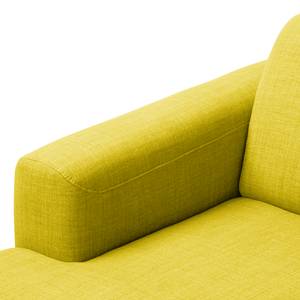 Ecksofa Bora II Webstoff Webstoff Milan: Gelb - Longchair davorstehend links