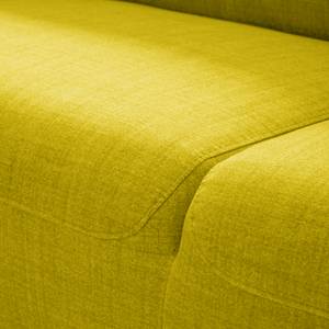 Ecksofa Bora II Webstoff Webstoff Milan: Gelb - Longchair davorstehend links