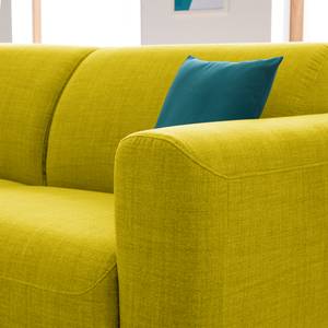 Ecksofa Bora II Webstoff Webstoff Milan: Gelb - Longchair davorstehend links