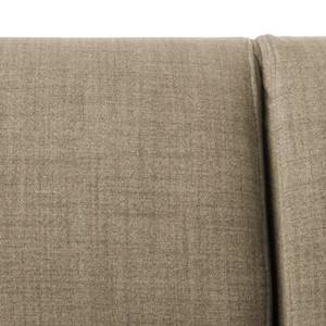 Ecksofa Bora II Webstoff Webstoff Milan: Grau-Braun - Longchair davorstehend links