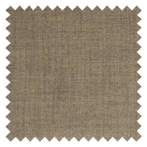 Canapé d'angle Bora II Tissu Tissu Milan : Gris-Marron - Méridienne courte à gauche (vue de face)