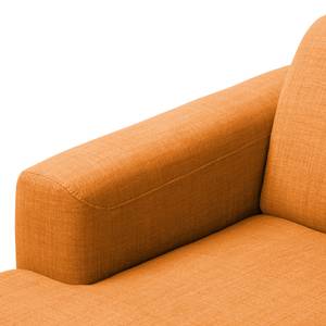 Ecksofa Bora II Webstoff Webstoff Milan: Rostbraun - Longchair davorstehend links