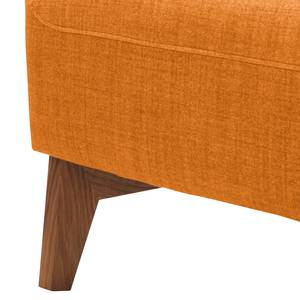 Ecksofa Bora II Webstoff Webstoff Milan: Rostbraun - Longchair davorstehend links