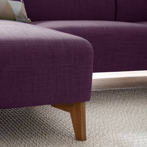 Ecksofa Bora II Webstoff Webstoff Anda II: Violett - Longchair davorstehend rechts