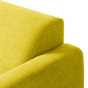 Ecksofa Bora II Webstoff Webstoff Milan: Gelb - Ottomane davorstehend links