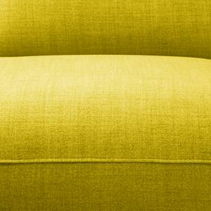 Ecksofa Bora II Webstoff Webstoff Milan: Gelb - Ottomane davorstehend links