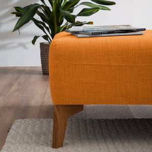 Ecksofa Bora II Webstoff Webstoff Milan: Rostbraun - Ottomane davorstehend links