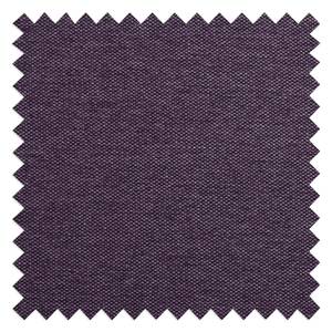 Ecksofa Bora Webstoff Webstoff Anda II: Violett - Longchair davorstehend links - Edelstahl