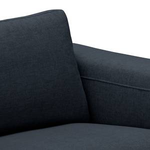 Ecksofa Bora Webstoff Webstoff Anda II: Grau - Longchair davorstehend links - Eiche