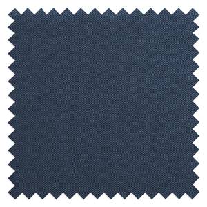 Ecksofa Boston (mit Schlaffunktion) Webstoff - Stoff Valura: Blau - Longchair davorstehend links