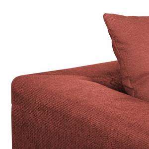 Ecksofa Botones (mit Schlaffunktion) Web Rot - Textil - 288 x 85 x 215 cm