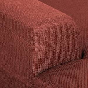 Ecksofa Botones (mit Schlaffunktion) Web Rot - Textil - 288 x 85 x 215 cm