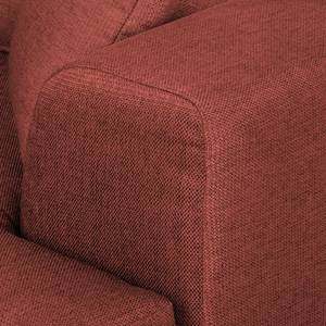 Ecksofa Botones (mit Schlaffunktion) Web Rot - Textil - 288 x 85 x 215 cm