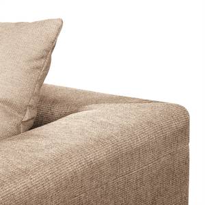 Ecksofa Botones (mit Schlaffunktion) Web Beige - Longchair davorstehend rechts