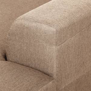 Ecksofa Botones (mit Schlaffunktion) Web Beige - Longchair davorstehend rechts