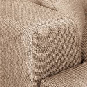 Ecksofa Botones (mit Schlaffunktion) Web Beige - Longchair davorstehend rechts