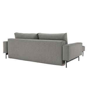 Ecksofa Bragi Webstoff (mit Schlaffunktion) - Stoff Flashtex: Light Grey