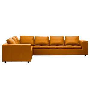 Ecksofa Brooklyn Echtleder Echtleder Neka: Cognac - Ecke davorstehend links