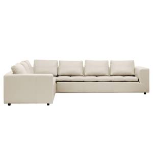 Ecksofa Brooklyn Echtleder Echtleder Neka: Creme - Ecke davorstehend links