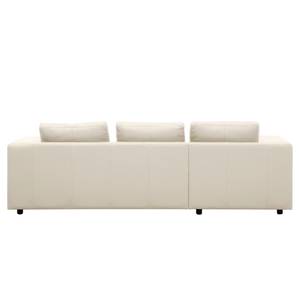 Ecksofa Brooklyn II Echtleder Echtleder Neka: Creme - Longchair davorstehend links