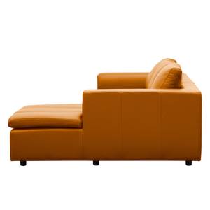 Ecksofa Brooklyn II Echtleder Echtleder Neka: Cognac - Longchair davorstehend rechts