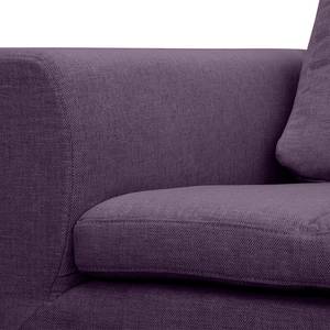 Ecksofa Brooklyn II Webstoff Webstoff Anda II: Violett - Longchair davorstehend links