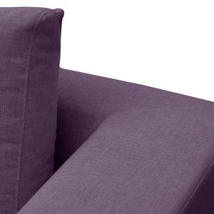 Ecksofa Brooklyn II Webstoff Webstoff Anda II: Violett - Longchair davorstehend links