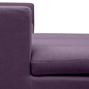 Ecksofa Brooklyn II Webstoff Webstoff Anda II: Violett - Longchair davorstehend links