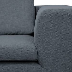 Ecksofa Brooklyn II Webstoff Webstoff Anda II: Grau - Longchair davorstehend links