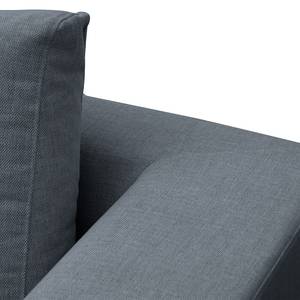 Ecksofa Brooklyn IV Webstoff Webstoff Anda II: Grau - Breite: 247 cm - Ottomane davorstehend rechts