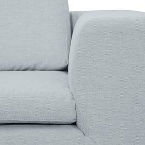 Ecksofa Brooklyn IV Webstoff Webstoff Anda II: Silber - Breite: 247 cm - Ottomane davorstehend rechts