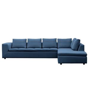 Ecksofa Brooklyn IV Webstoff Webstoff Anda II: Blau - Breite: 312 cm - Ottomane davorstehend rechts